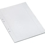 Lösblad A4 rutat 5x5mm hålat 500/fp