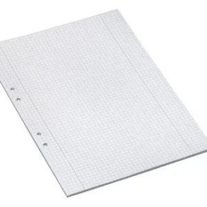 Lösblad A4 rutat 5x5mm hålat 500/fp