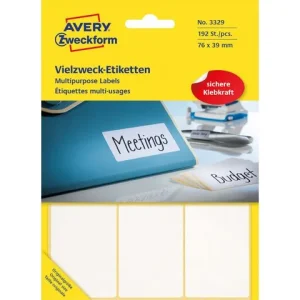 Etikett AVERY handskriv 76x39mm 192/fp
