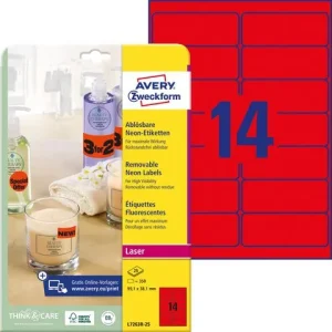 Etikett AVERY avtagb 99,1x38,1mm 350/fp