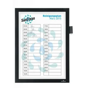 Magnetram självh DURAFRAME note A4 svart