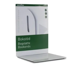 Bokstöd metall 15cm, Vit 2/fp