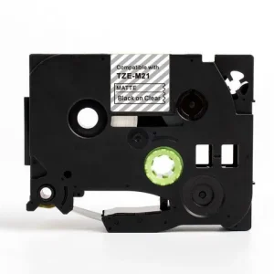 Tape 9mm TZe-M21 M-svart på klar