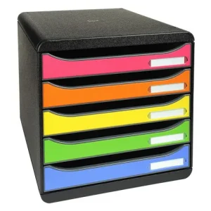 Blankettbox BIGBOX PLUS 5 lådor regnbåge