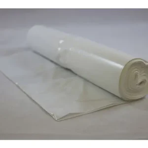 Papperskorgspåse LDPE 40L 18my vit 50/rl