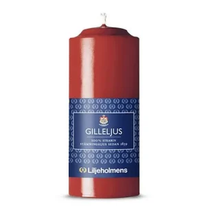 Gilleljus LILJEHOLMENS 12cm röd