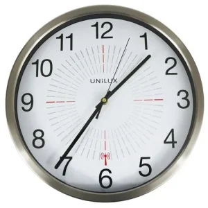 Väggur UNILUX Outdoor Ø35,5 cm grå