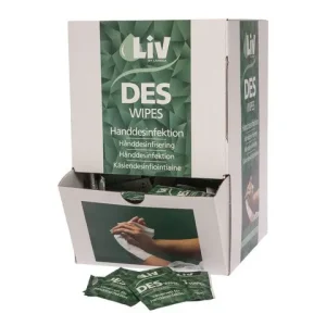 Desinfektionsservett LIV Wipes 250/fp