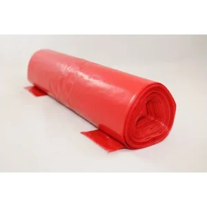 Plastsäck optisk 70L 45my röd 25/rl