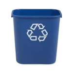 Papperskorg RUBBERMAID blå 26,6L