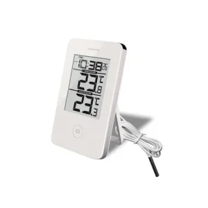 Termometer TF inne/ute digital + klocka