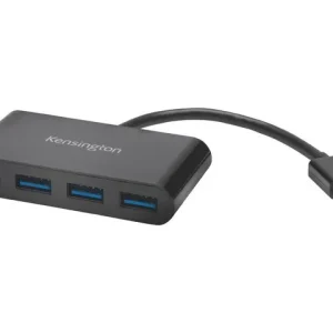 Hub KENSINGTON USB 3.0 4-Port svart