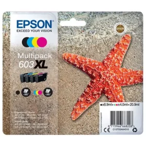 Bläckpatron EPSON T03U 603XL 4-färg 4/fp