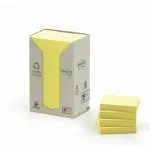 Notes POST-IT 100% recy 38x51 gul 24/fp