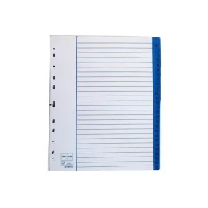 Pappersregister A4 1-52 5/fp