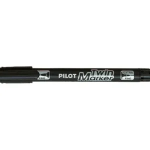 Märkpenna PILOT BG Twin Marker Svart