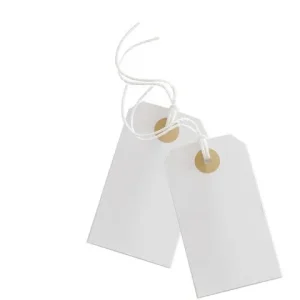 Etikett Manilla Tags 9x5cm vit 10/fp