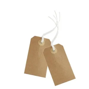 Etikett Manilla Tags 9x5cm kraft 10/fp
