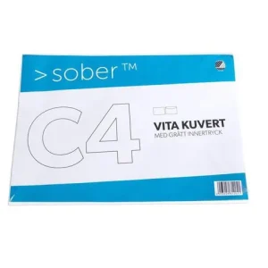 Kuvert konsument fp C4 FH vit 5/fp