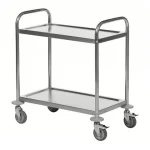 Rostfritt rullbord 2 plan