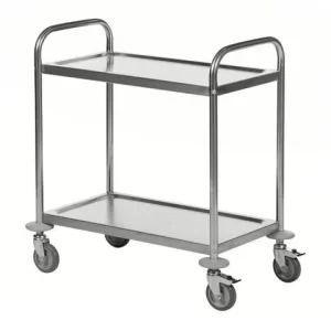 Rostfritt rullbord 2 plan