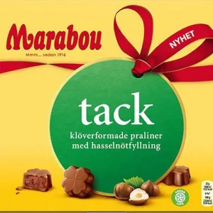 Choklad MARABOU Tack Hazelnut 110g