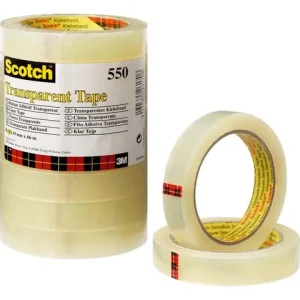 Kontorstejp SCOTCH 550 transp. 19mmx66m