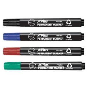 Märkpenna A PLUS eco rund 1-3mm 4/fp