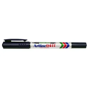 Märkpenna ARTLINE 041T 2-i-1 rund svart
