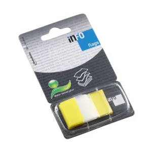 Index INFO NOTES 25x43mm gul 50/fp