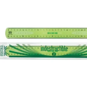 Linjal dubbel m handtag 30cm