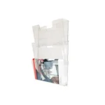 Blankettfack 3-fack transparent
