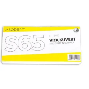 Kuvert konsument fp S65 FH vit 50/fp
