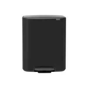 Papperskorg BRABANTIA Pedal Bo 60L svart