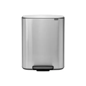 Papperskorg BRABANTIA Pedal Bo 2x30Lmatt