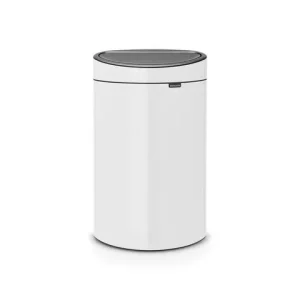 Papperskorg BRABANTIA Touch Bin 40L vit
