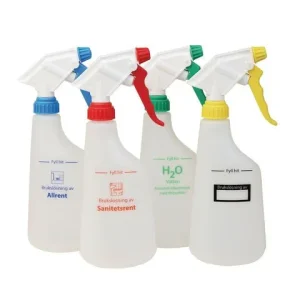 Sprayflaska tom Brukslösning gul 600ml