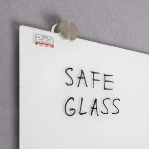 Glastavla Magnetisk 150x120cm vit
