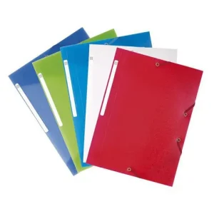 Gummibandsmapp PP 3kl 5f 10/fp