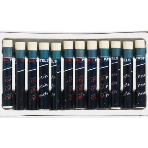 Oljepastellkrita vit 12/fp
