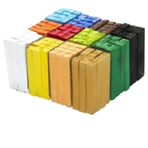 Torrpastellkrita soft 12x12 färger