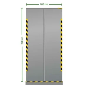 Skyddsskärm roll-up 100x200cm