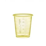 Medicinbägare Eco 30ml smal gul 90/fp