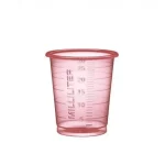 Medicinbägare Eco 30ml smal röd 90/fp