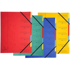 Sorteringsmapp EXACOMPTA A4 7-flik