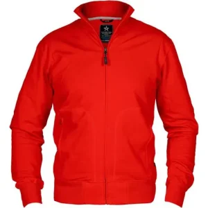 Sweatjacka TEXSTAR HC04 röd XS