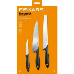 Knivset FISKARS Essential 3 delar