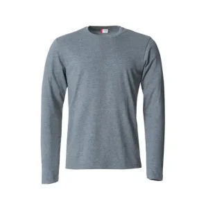 T-shirt l/ä CLIQUE 029033 gråmel L