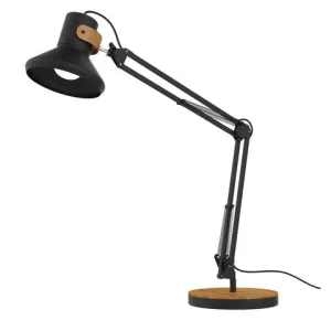 Lampa UNILUX Baya Bamboo LED svart