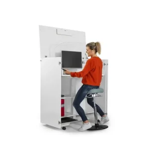 Arbetsplats Cubic vit